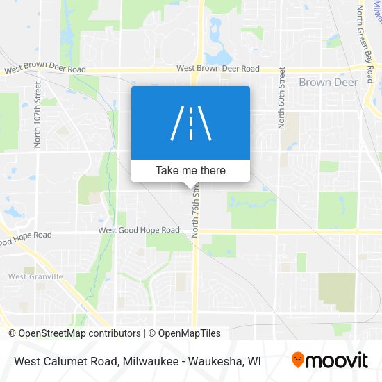 West Calumet Road map