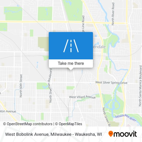 Mapa de West Bobolink Avenue