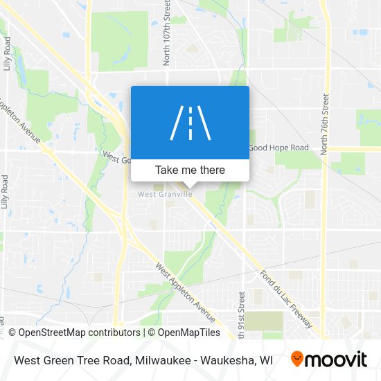 Mapa de West Green Tree Road
