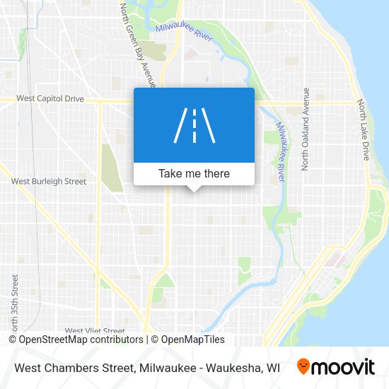 West Chambers Street map