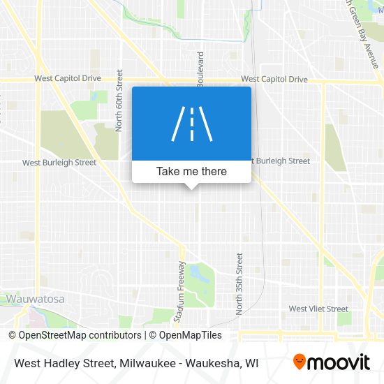 West Hadley Street map