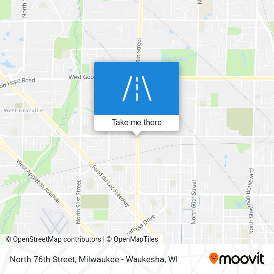 Mapa de North 76th Street
