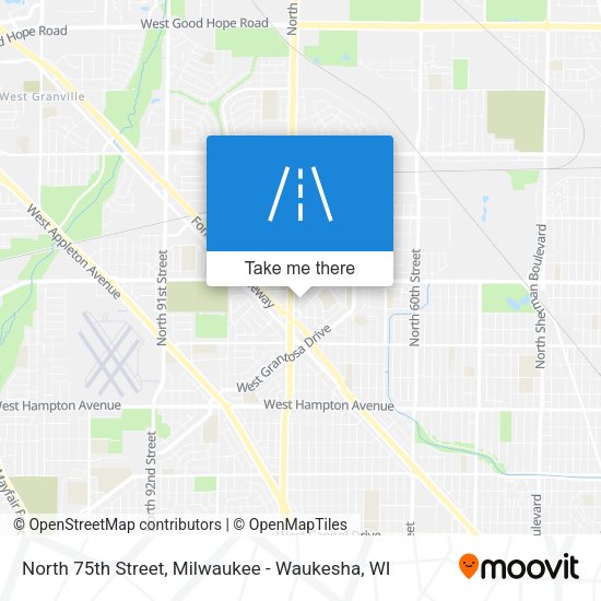 Mapa de North 75th Street