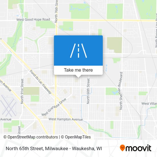 Mapa de North 65th Street