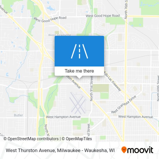 West Thurston Avenue map