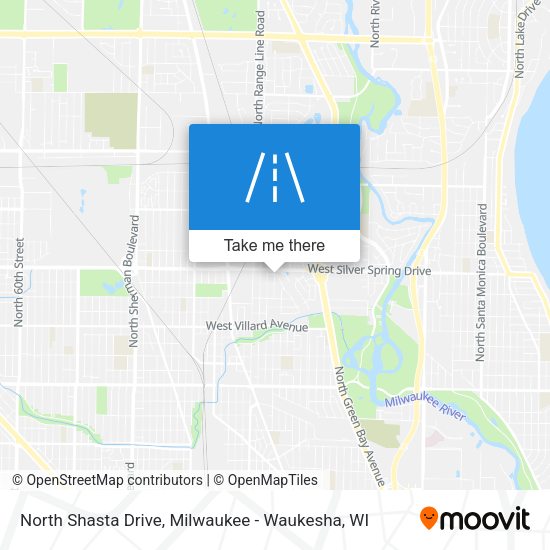 North Shasta Drive map