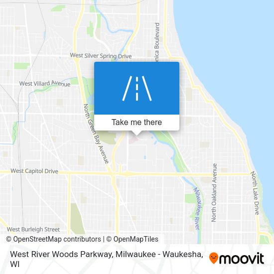 West River Woods Parkway map