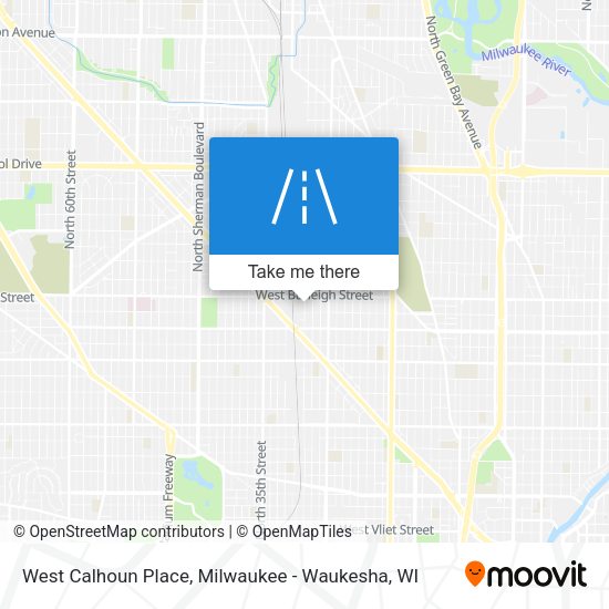 West Calhoun Place map