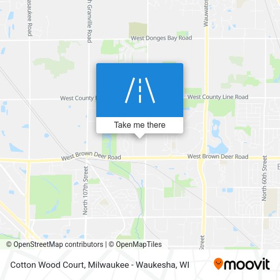 Cotton Wood Court map