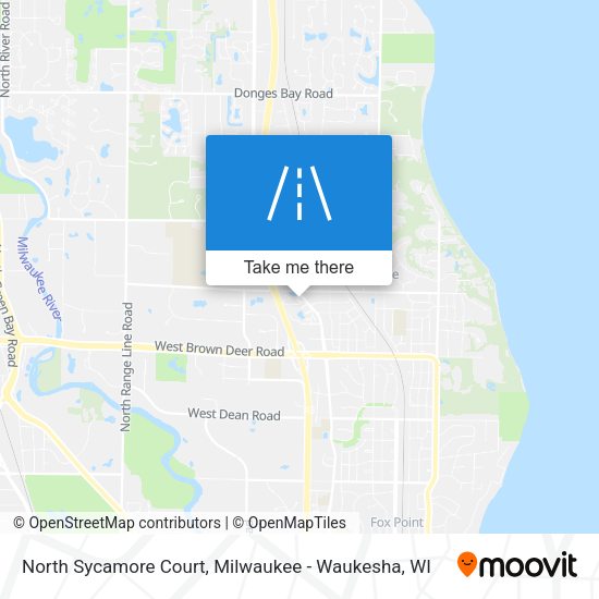 Mapa de North Sycamore Court