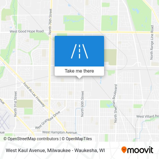 Mapa de West Kaul Avenue