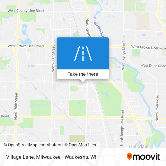 Village Lane map