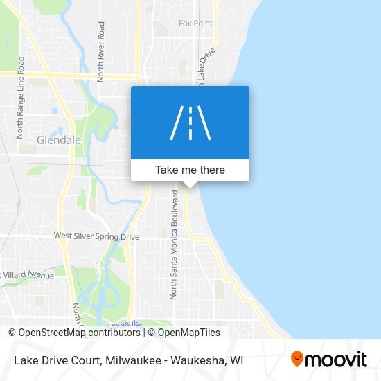 Lake Drive Court map