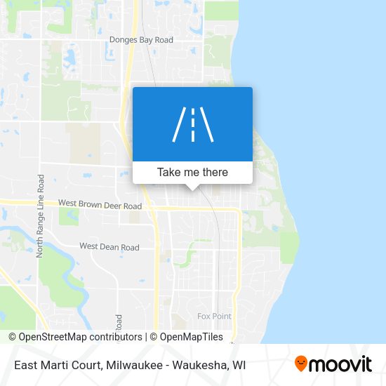 East Marti Court map