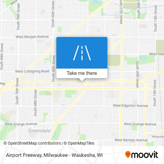 Mapa de Airport Freeway