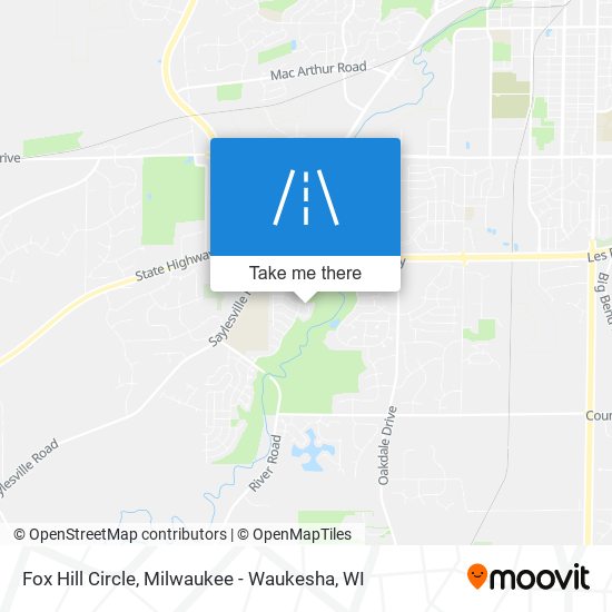 Fox Hill Circle map