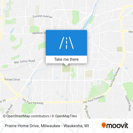 Prairie Home Drive map