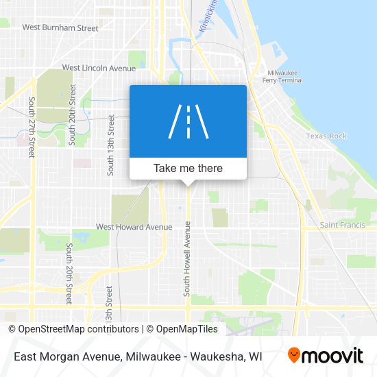 Mapa de East Morgan Avenue
