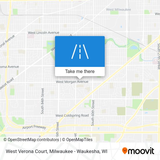 West Verona Court map