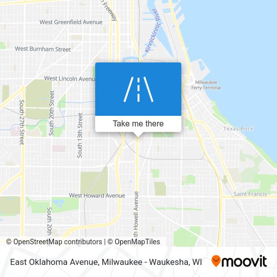 Mapa de East Oklahoma Avenue