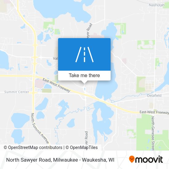 North Sawyer Road map