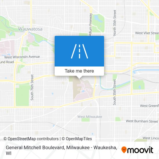 General Mitchell Boulevard map