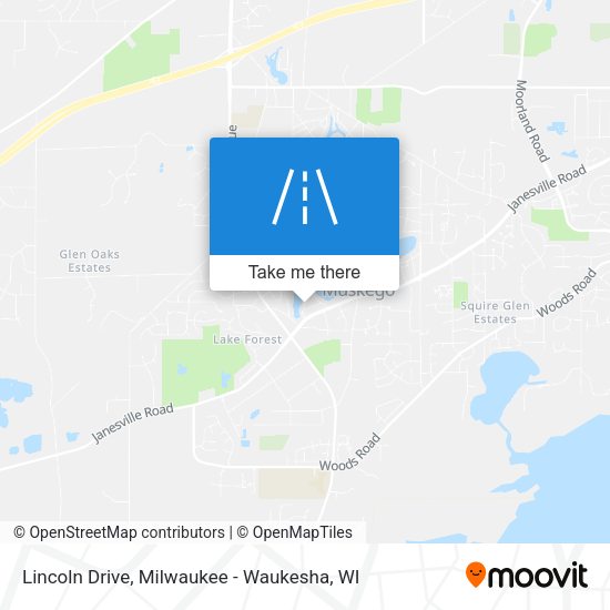 Lincoln Drive map