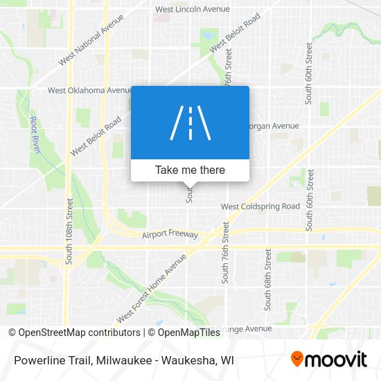 Powerline Trail map