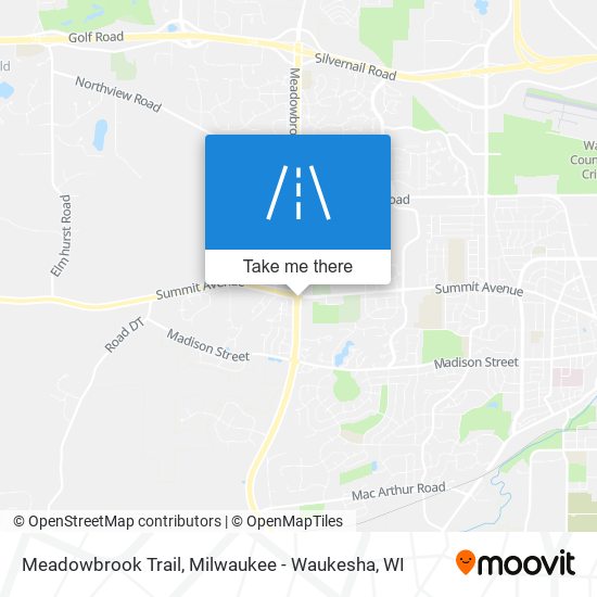 Meadowbrook Trail map