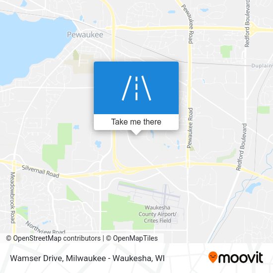 Mapa de Wamser Drive