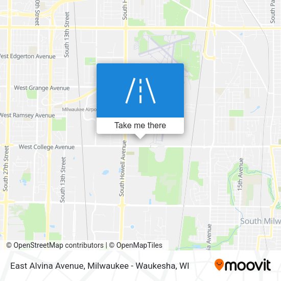 East Alvina Avenue map
