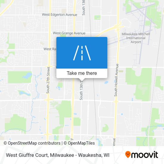 West Giuffre Court map
