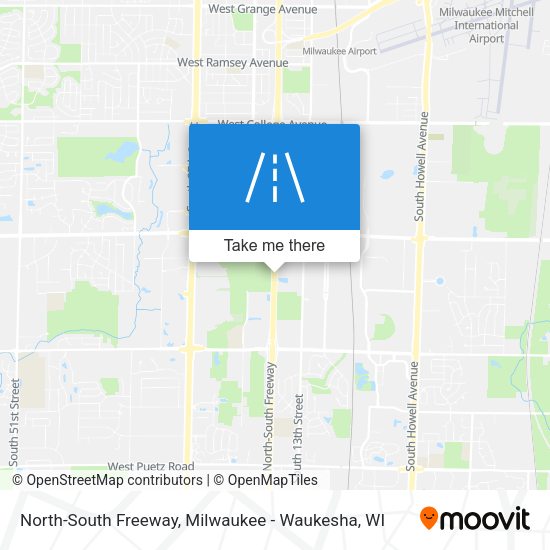 Mapa de North-South Freeway