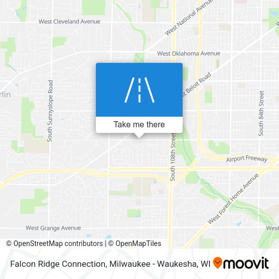 Falcon Ridge Connection map