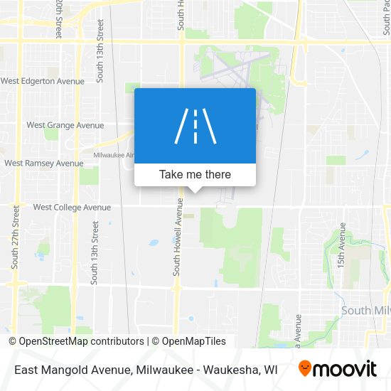 Mapa de East Mangold Avenue