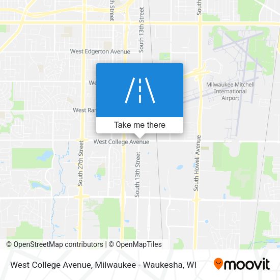 West College Avenue map