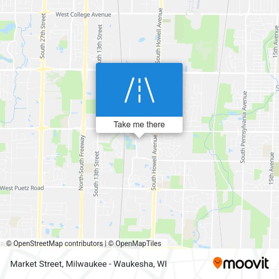 Market Street map