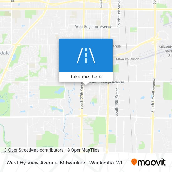 Mapa de West Hy-View Avenue