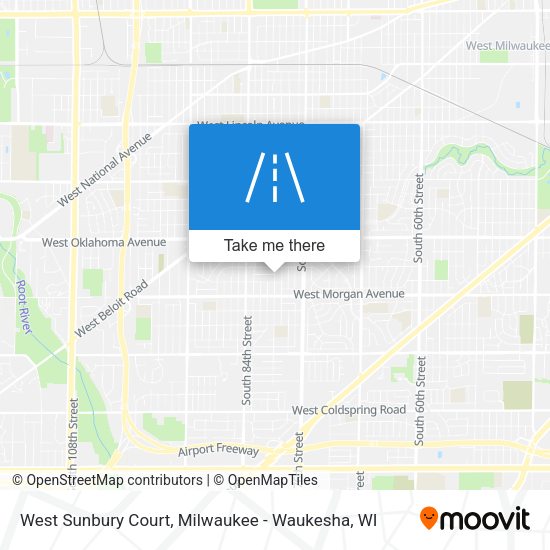 Mapa de West Sunbury Court