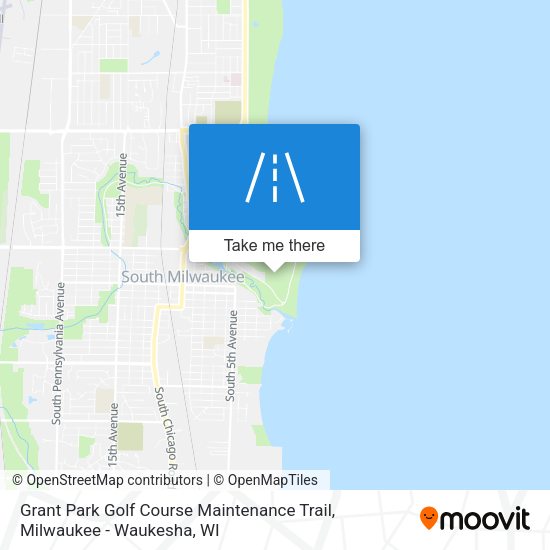 Grant Park Golf Course Maintenance Trail map