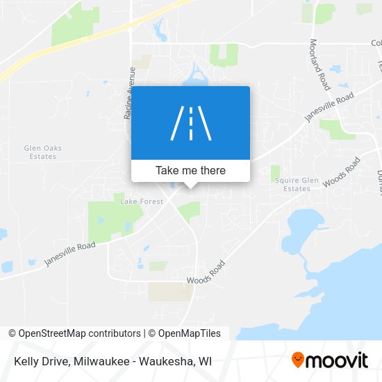 Mapa de Kelly Drive