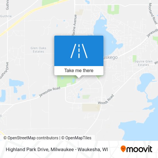 Highland Park Drive map