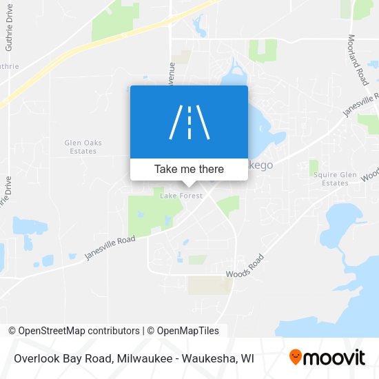Overlook Bay Road map