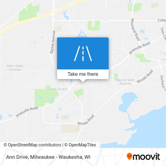 Ann Drive map