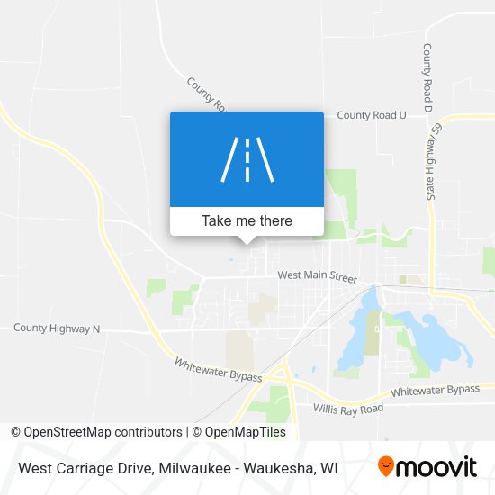 Mapa de West Carriage Drive
