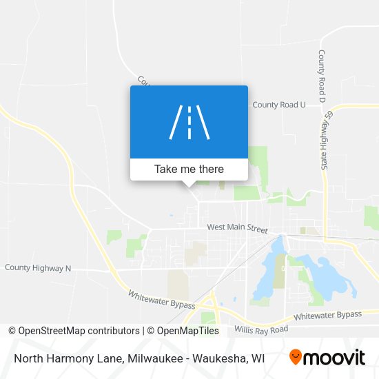 Mapa de North Harmony Lane