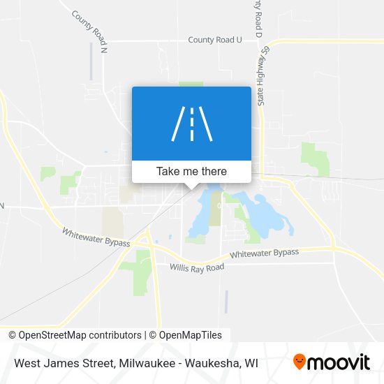West James Street map