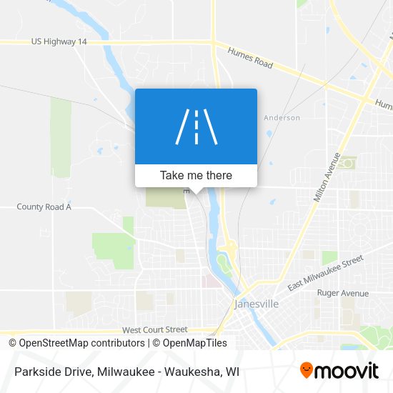 Mapa de Parkside Drive