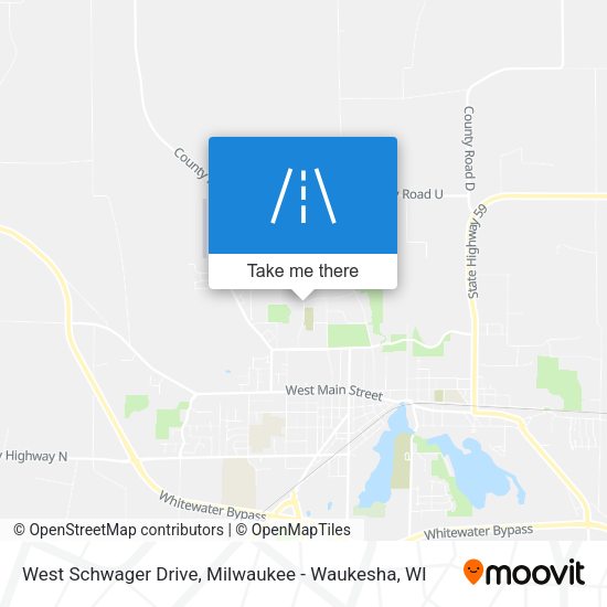 West Schwager Drive map