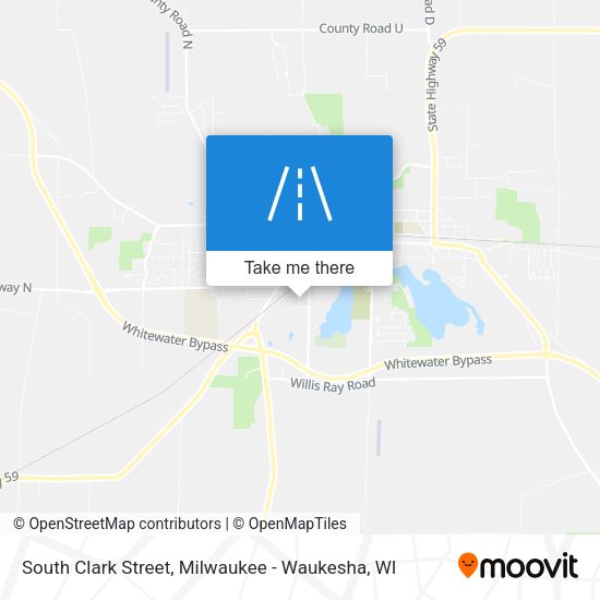 South Clark Street map